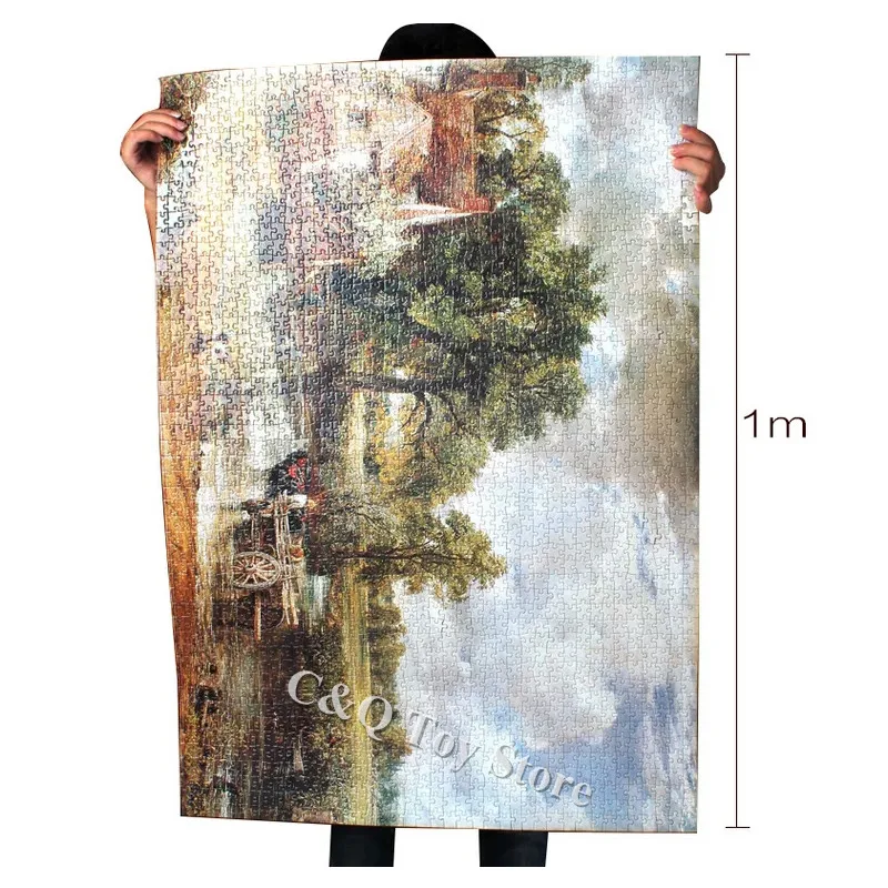 Пазлы с объемной картиной маслом 2000 шт. 9 типов для взрослых знаменитые звездная