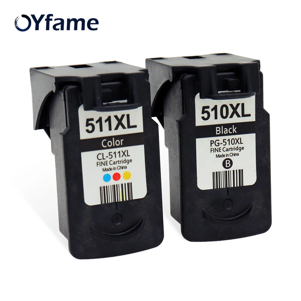 OYfame 510 511 совместимые картриджи планшетов для Canon Pixma IP2700 MP240 MP250 MP260 MP280 MP495 MP490 MP480 MX320