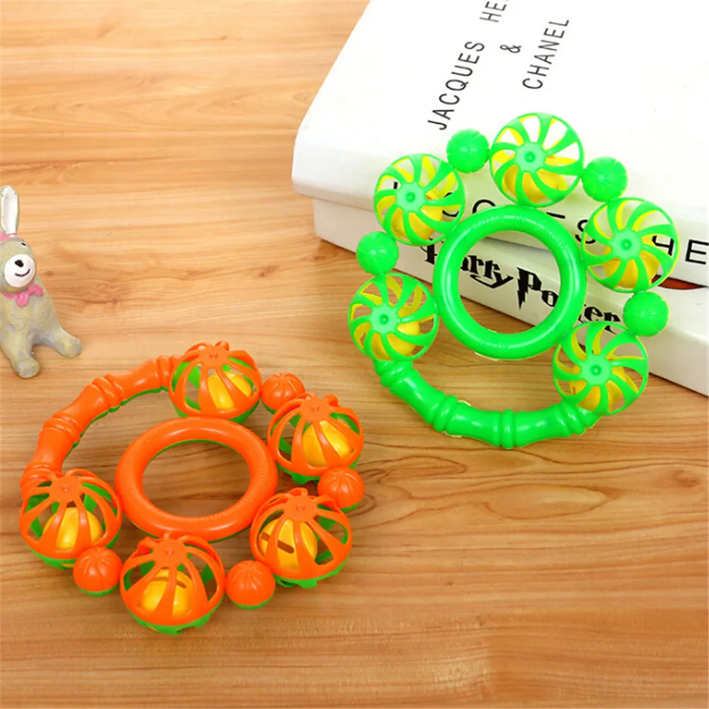 

Baby Rattles Toy Intelligence Grasping Gums Plastic Hand Bell Rattle Funny Educational Mobiles Toys Birthday Gifts