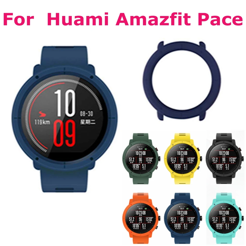 Чехлы для смарт часов Xiaomi Huami Amazfit Pace защитный чехол ПК бампер 2 аксессуары умных
