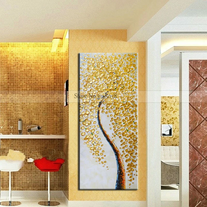 Холст ручной работы картина маслом для украшения дома настенное украшение