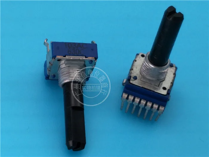 4 шт. для ALPS RK14K123005V 10KA аудио усилитель регулировки громкости потенциометр 103AC A10K 25