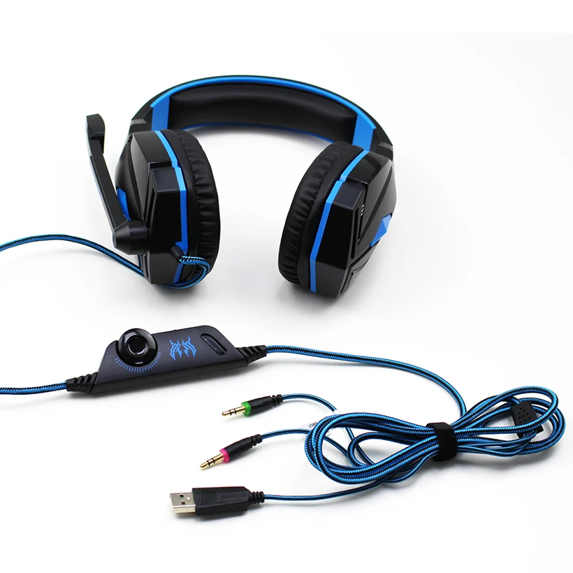 Игровая гарнитура KOTION EACH G4000 стереонаушники с светодиодный фоном и