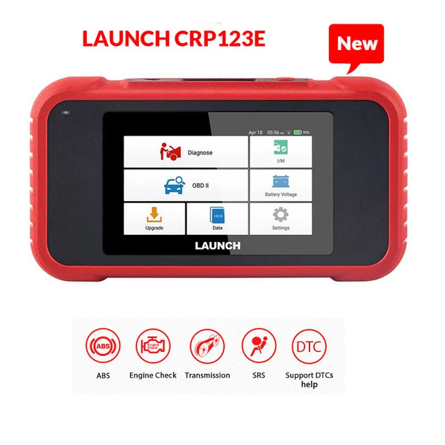 CRP123E Запуск CRP129E OBD2 полная система двигателя/ABS/SRS/AT+ тормозное масло SAS ETS TMPS сброс CRP129E автомобильный диагностический инструмент obd ii сканер - Цвет: CRP123E