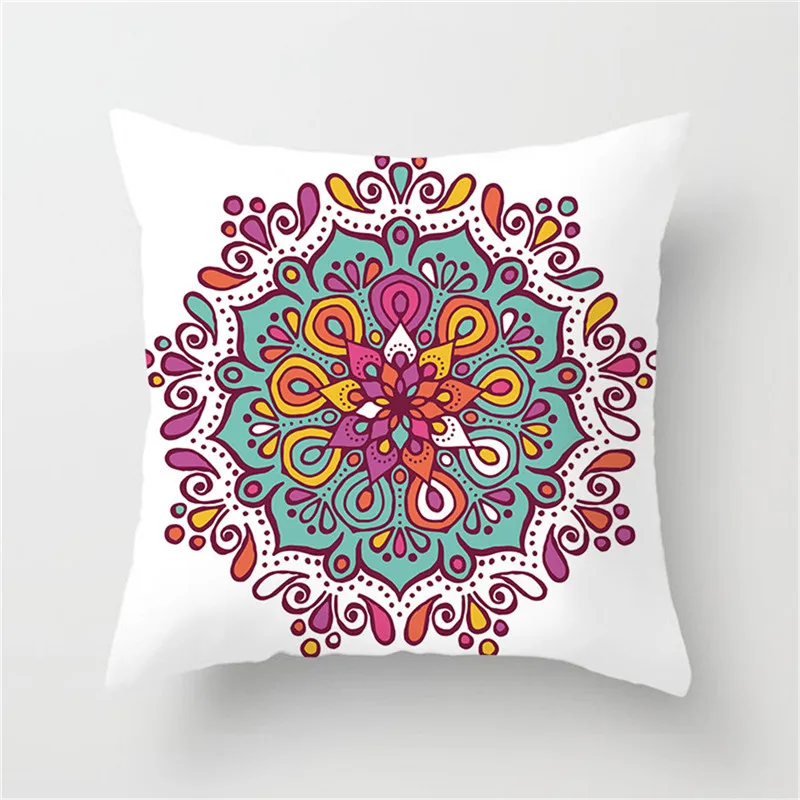 Новая наволочка Fuwatacchi с узором мандалы животными Сова золото Будда украшение для