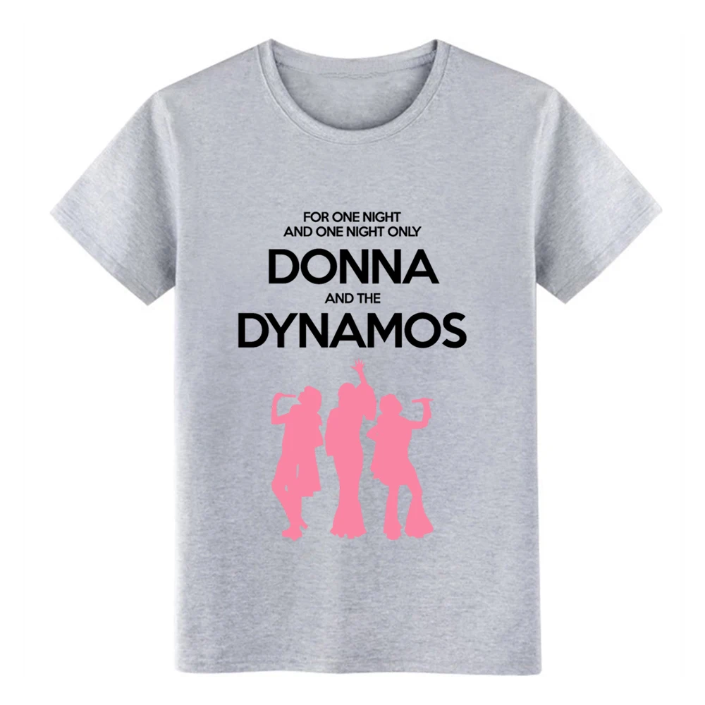 Мужская футболка DONNA AND THE DYNAMOS с круглым вырезом винтажная забавная летняя