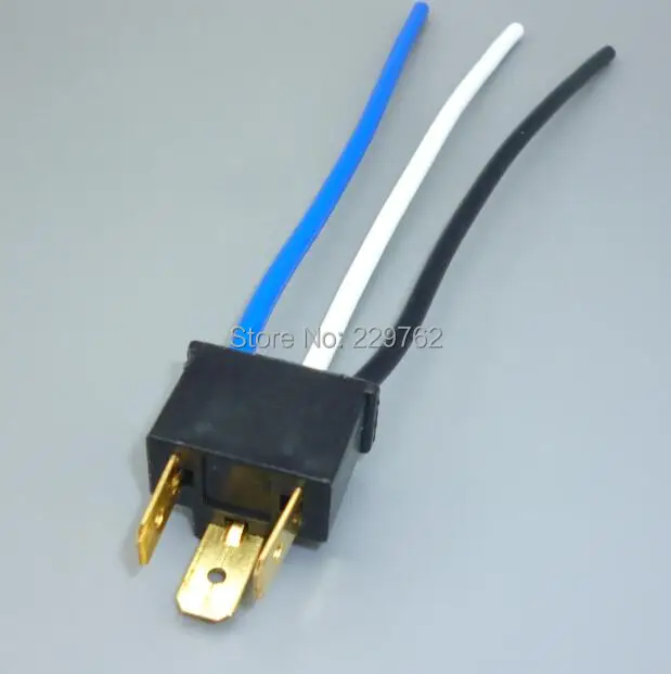 Патрон лампы shhworld Sea H4 9003 3pin нейлоновый штекер 20 шт. для галогеновых головных фар