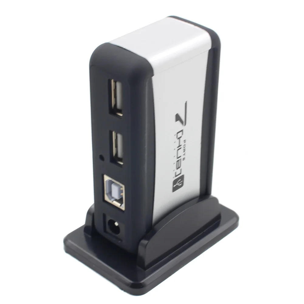 7 портов USB 2 0 концентратор 480 Мбит/с Стенд кабель высокоскоростной сплиттер