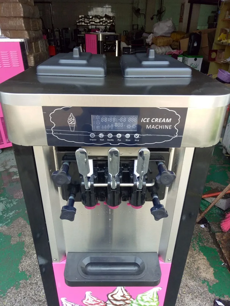 Лучшее качество 20л машина для мороженого новый дизайн мягкая на