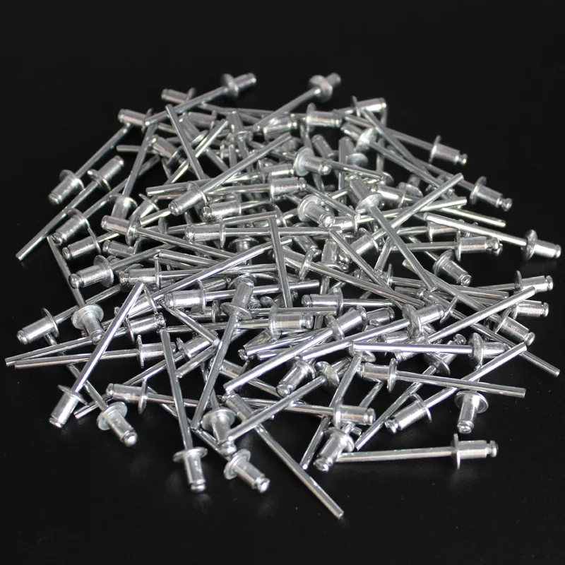 

Open Pop Aluminum Blind Rivet 2.0mm/2.4mm/2.8mm/3mm/3.2mm/3.6mm/4mm/5mm/6.4mm