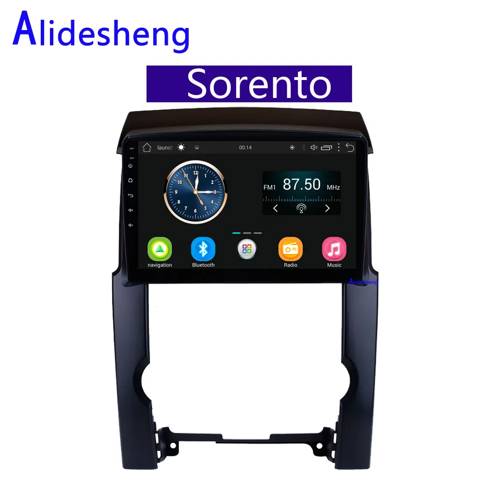 2din 2.5D Android автомобильный DVD мультимедийный плеер для KIA Sorento 2009 2010 2011 2012