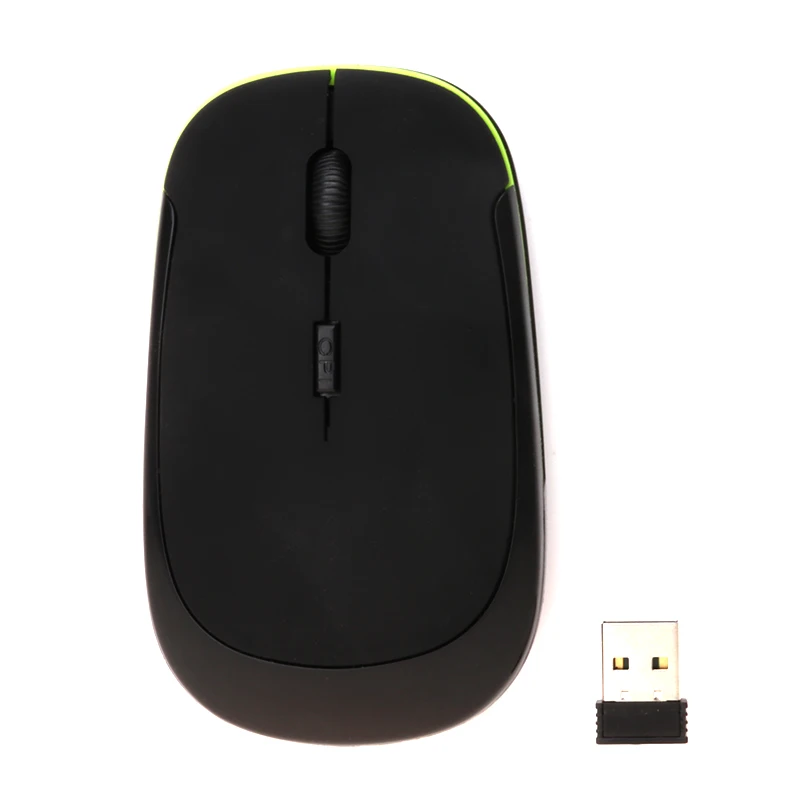 USB оптическая Беспроводной Мышь 2.4 г приемник Super Slim беспроводные компьютера PC