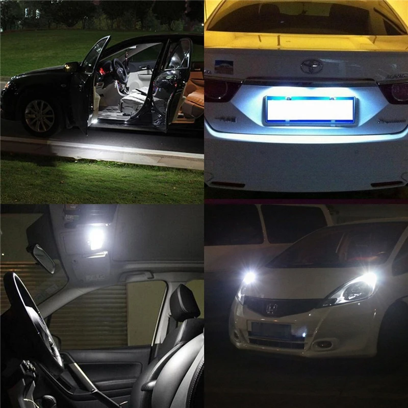 1 шт. Авто W5W светодиодный T10 Canbus 24 smd светодиодный светильник для автомобиля передний боковой маркер двери вежливость номерного знака светодиодный светильник лампы 12 В