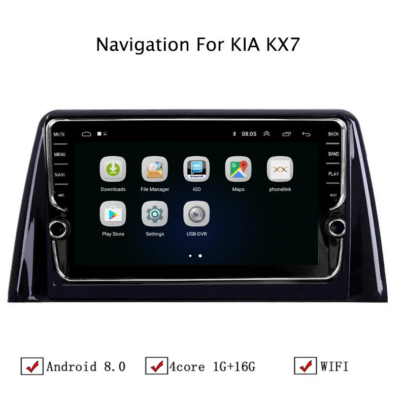 10 1 &quotAndroid 8 автомобильный gps навигатор для Kia KX7 Sorento 2017 Автомагнитола стерео