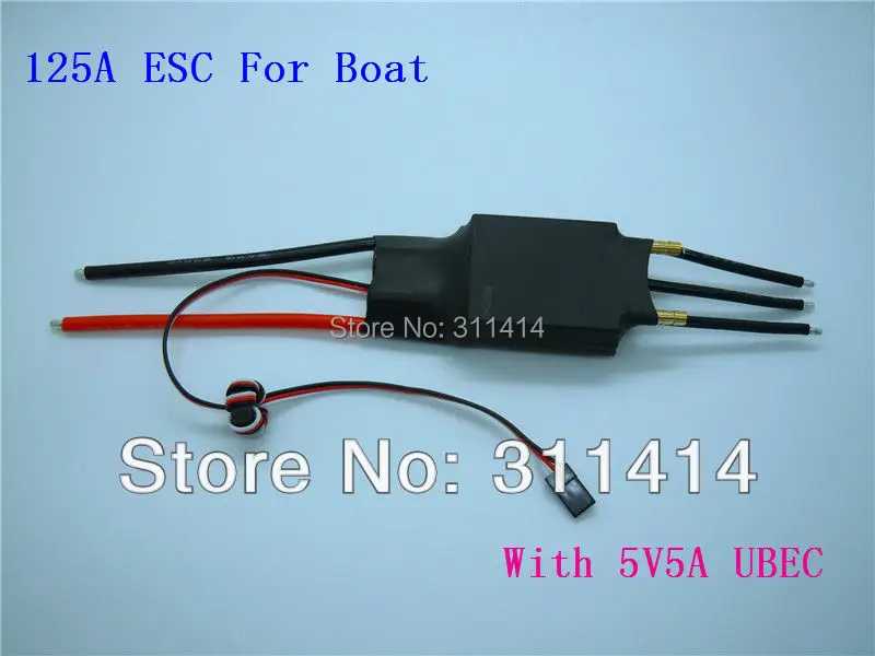 2 шт./лот лодка с дистанционным управлением 125A ESC для электрической