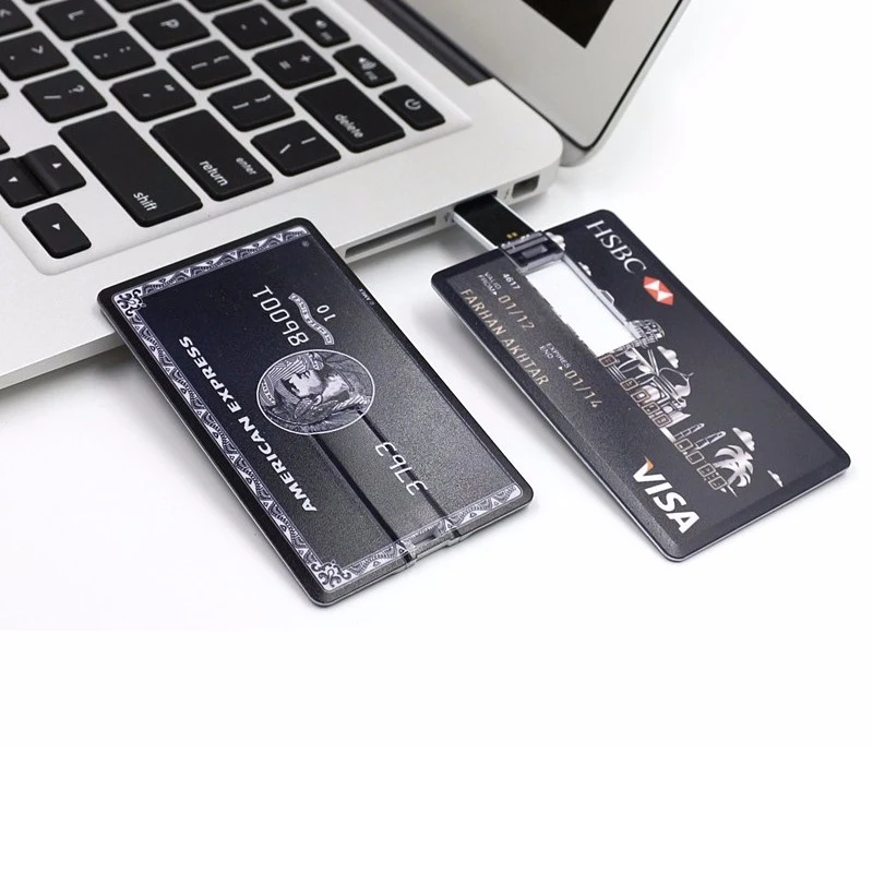 Новое поступление 2016 модель кредитной карты емкостью 100% 4 ГБ 8 16 32 64 USB 2 0 карта