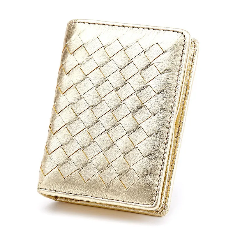 Кошелек из натуральной козы для деловых женщин и мужчин кошелек карт Сумка Для