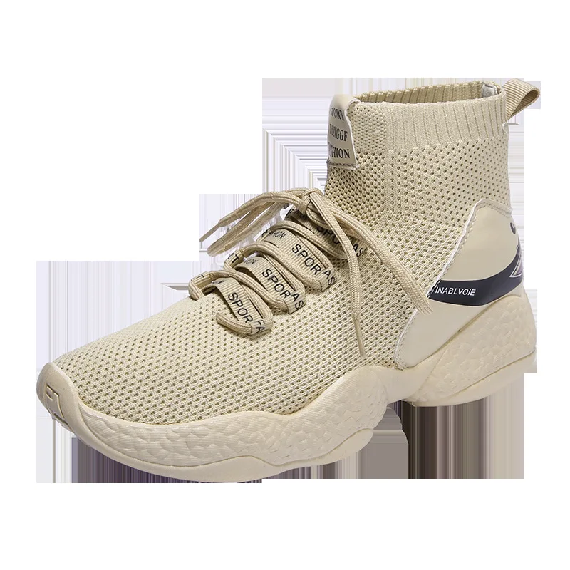 

Man Sneaker For Men Brand Outdoor High Top Shoes Elasticity Warm Winter Walk Casual Shoes Male Shoes Trend Zapatos Hombre
