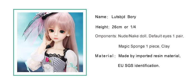 OUENEIFS Luts Bory 1/4 BJD SD куклы, модель тела из смолы для девочек, полный набор игрушек, подарки на день рождения или Рождество, шарнирная кукла BJD