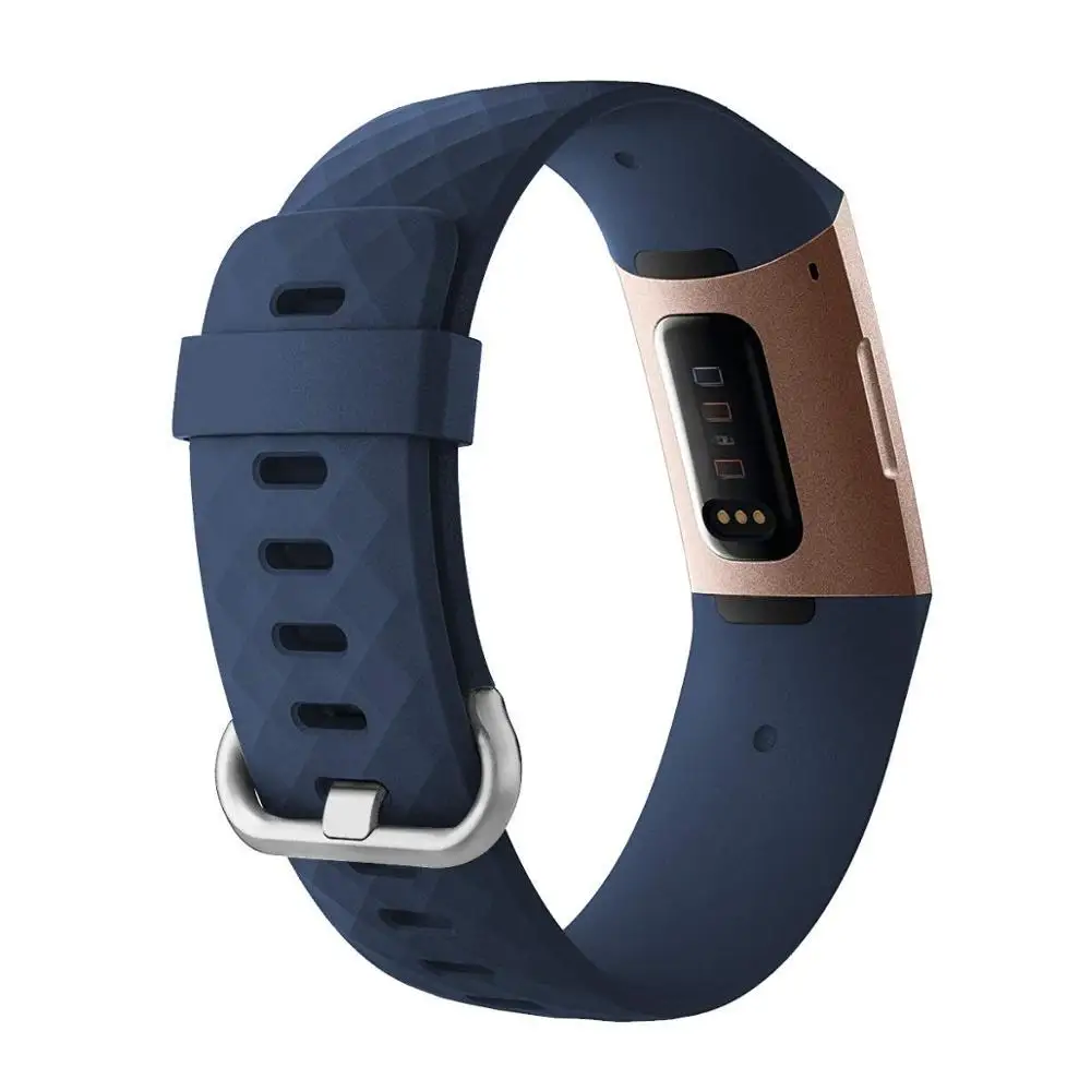 H Силиконовые спортивные полосы для Fitbit Charge 3/Charge 3 SE трекер Классический Маленький Большой браслет для женщин и мужчин 9,10 - Цвет: H