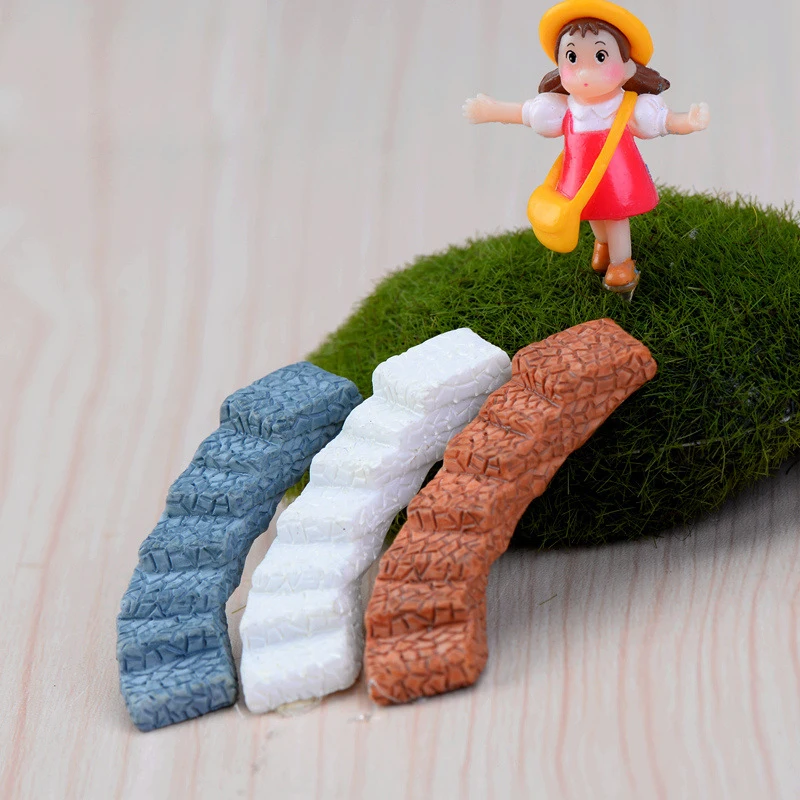Изгиб лестницы ступенчатые миниатюрные сказочные садовые аксессуары для дома |