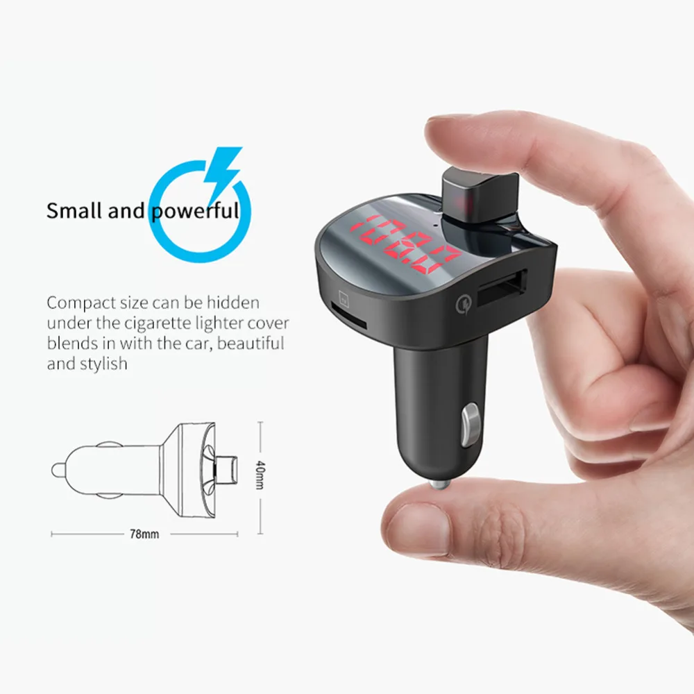 Fm передатчик Bluetooth автомобильный комплект fm модулятор беспроводной свободные