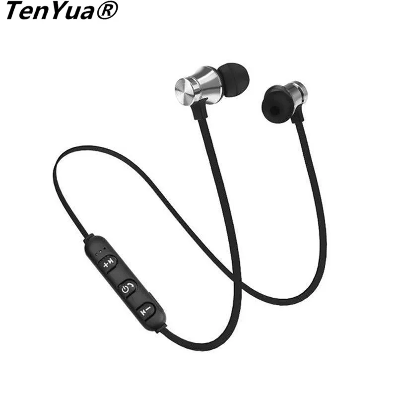 Магнитные музыкальные bluetooth наушники TenYua XT11 с шейным ободом Спортивная