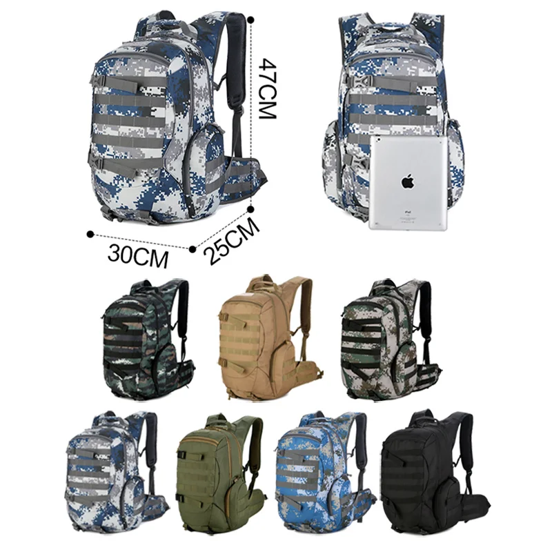 Тактический Рюкзак Molle, уличные сумки, военный рюкзак, армейская сумка, спортивная сумка для путешествий, кемпинга, походов, bolsa mochila militar XA995WD