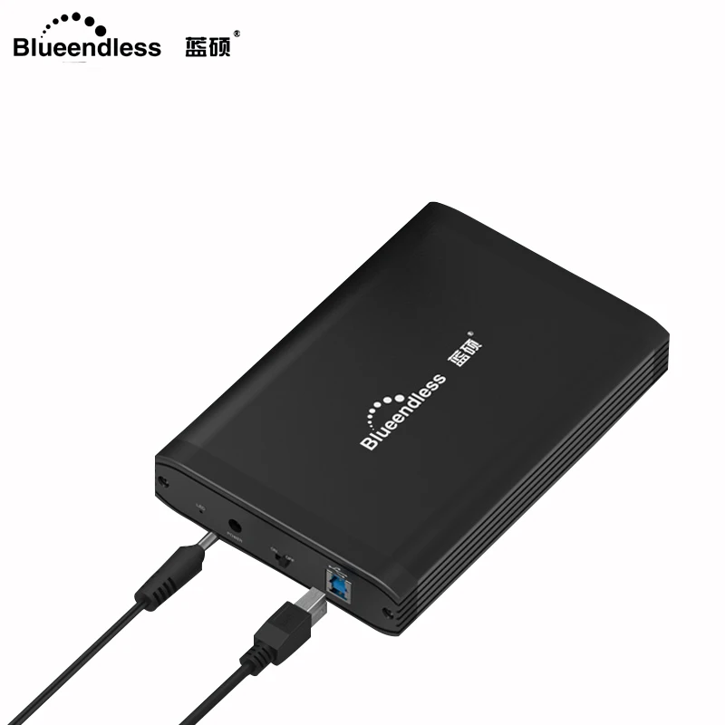 Blueendless внешний жесткий диск ТБ алюминиевый 3 5 Sata USB 0 настольный с SSD Hdd боксом
