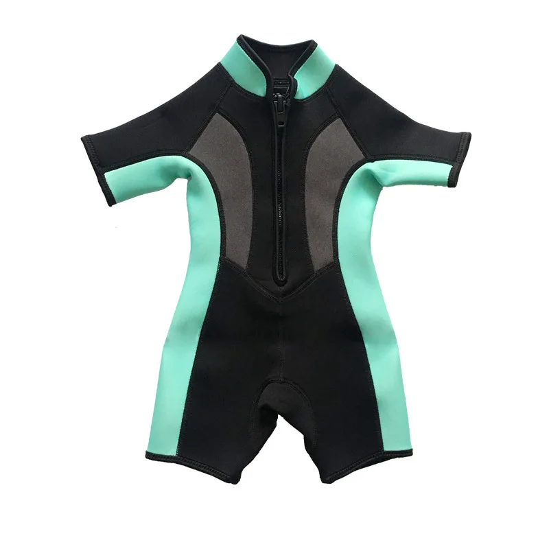 Неопреновые Детские Гидрокостюмы Hisea с коротким рукавом 2 мм костюмы для дайвинга