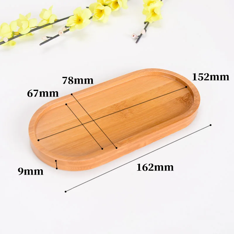 1 шт. цветочный горшок поднос Детский бамбуковый против выцветания горшки для