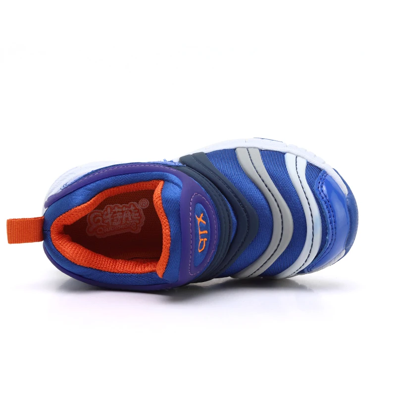 2018 осенние новые стильные полосатые дизайнерские детские кроссовки для