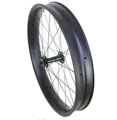 Бескамерные колеса 26ER Fat bike карбоновые 80 мм совместимы с клинчерными втулками