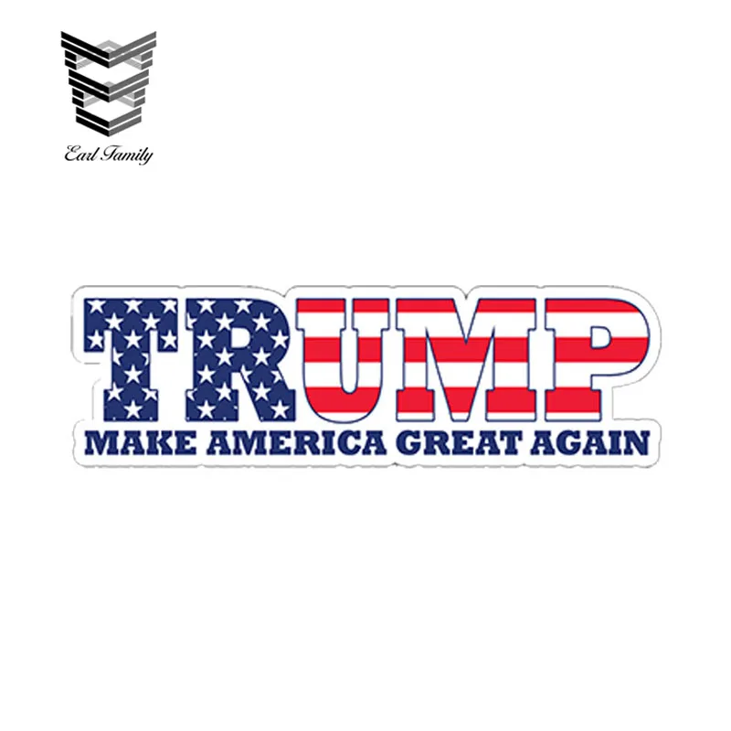 EARLFAMILY 13 см x 7 6 Дональд Трамп Сделать Америку великолепным снова наклейка на