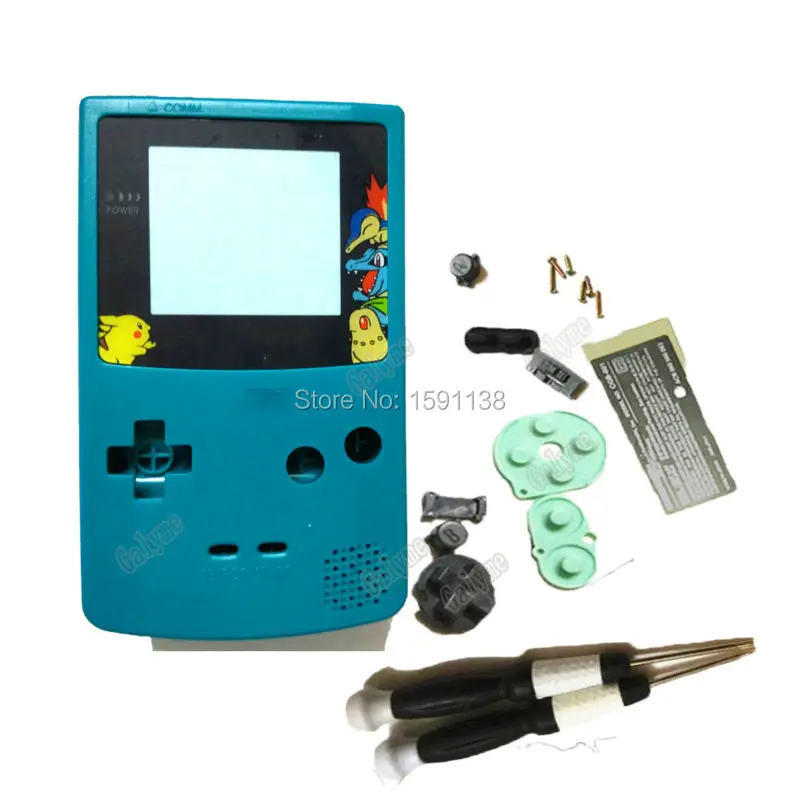 Детский картонный чехол голубого цвета с линзой экран игровой корпус