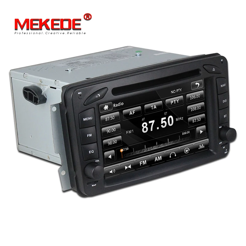MEKEDE 2din 7 дюймов машинный DVD проигрыватель для Mercedes Benz W209 W203 W168 м мл W163 W463 виано W639