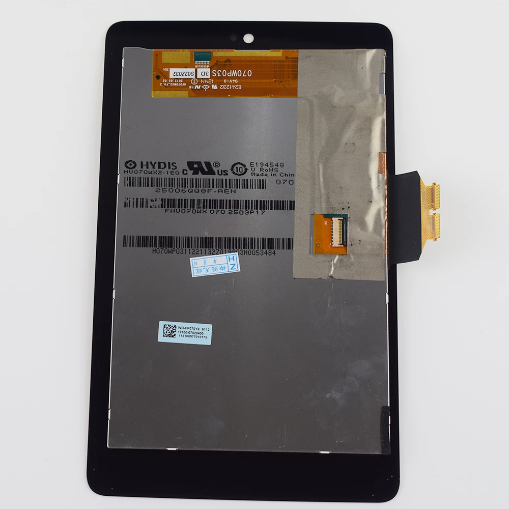 Черный для ASUS Google Nexus 7 1st Gen 2012 ME370T ME370 сенсорный экран дигитайзер Сенсорное стекло