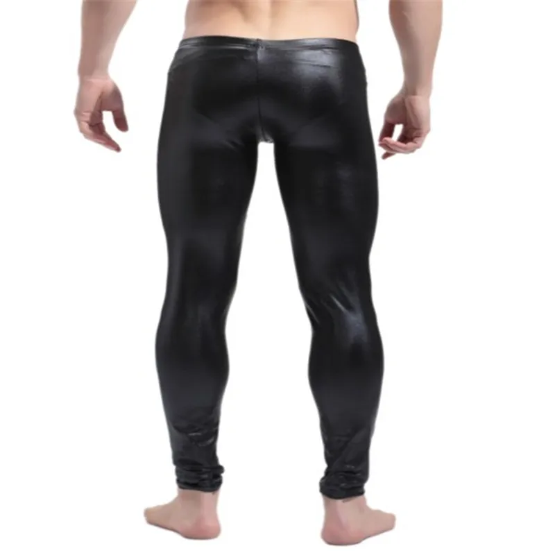 Новые мужские длинные брюки обтягивающие пикантные Леггинсы с низкой талией |