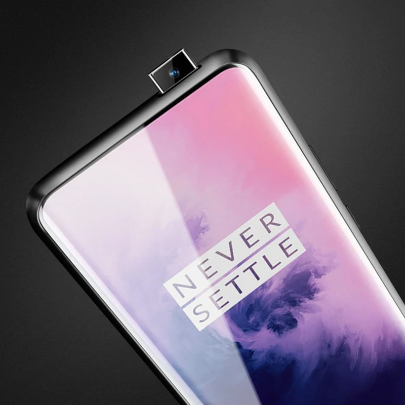 Full Body Protection Magnetic Front Back Tempered Glass Case For OnePlus 7 Pro OnePlus7 360 degree |