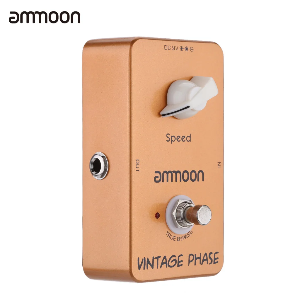 

Ammoon AP-03 горячая Распродажа Винтаж фазовый Phaser гитарная педаль True BypassGood качество ra эффект для езды на велосипеде