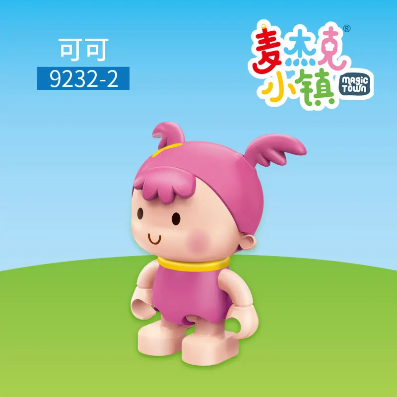 Фигурки Волшебный город Banbao аниме игрушки для детей подарки большие модели