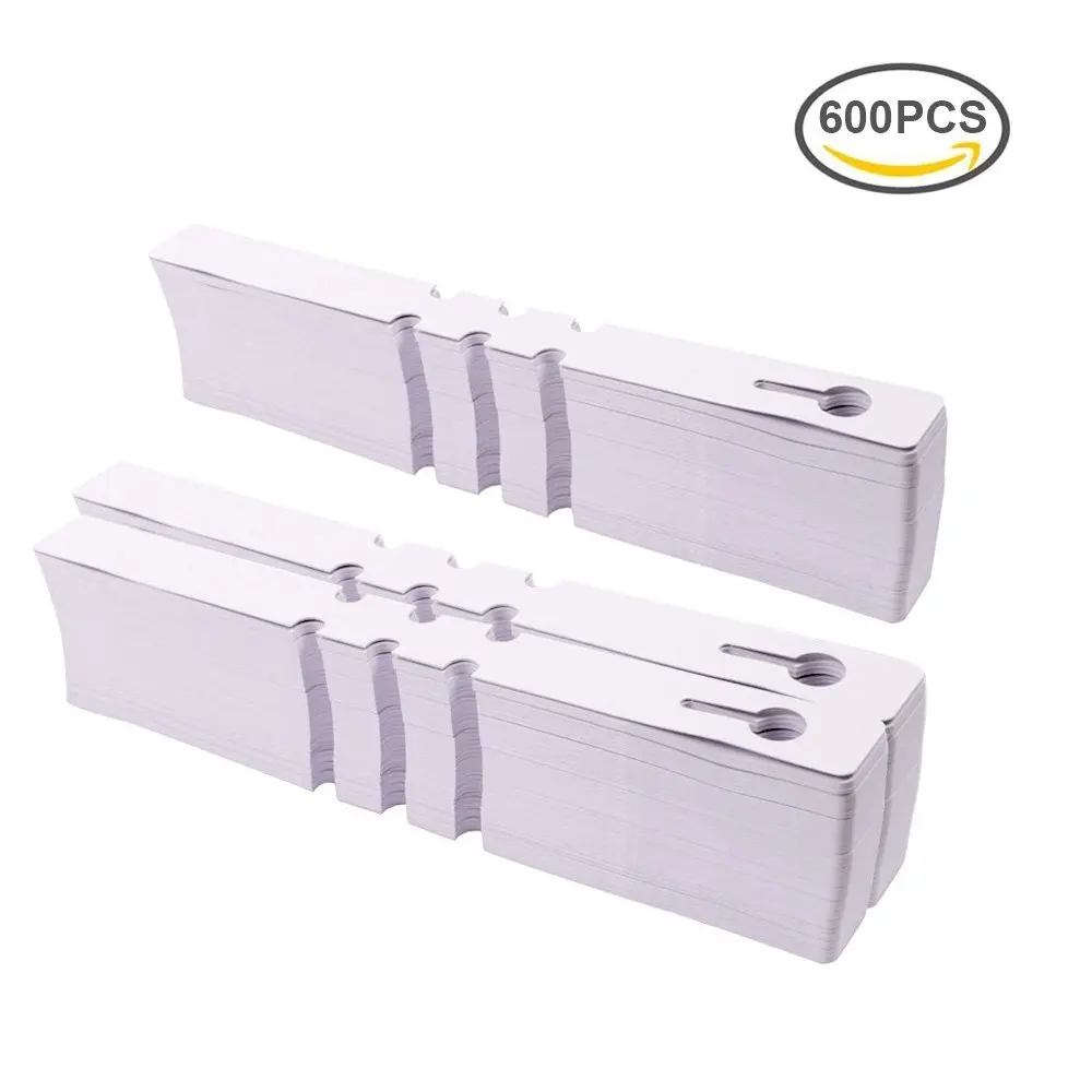 

600 Pcs Plastic Plant Tree Tags Garden Plant Lables Plant Hanging Tags Wrap Around Nursery Garden Labels Large Writing Surface