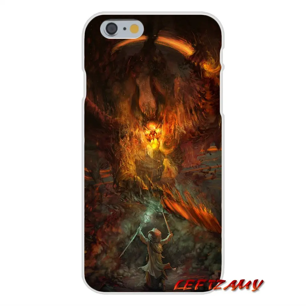 Аксессуары чехлы для телефонов Чехлы Властелин колец Gandalf iPhone X XR XS MAX 4 4s 5 5S 5C SE 6 S 7 8