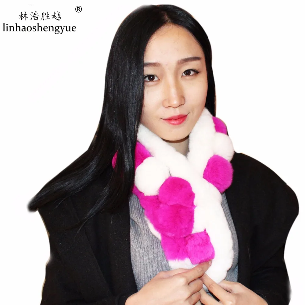 

Linhaoshengyue Rabbit Scarf 2016 Fashion Models