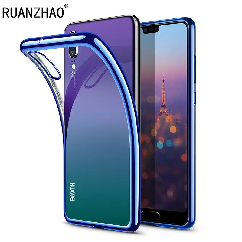 Мягкий чехол для Huawei P20 Pro с гальваническим покрытием из ТПУ P10 lite P Smart Mate 20 10 Honor 9 8X