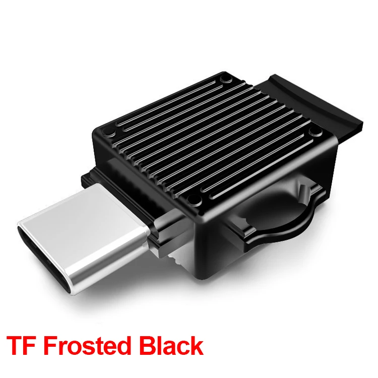 TF frosted black UTHAI C07 mini type C usb3.1 Micro SD TF кардридер для Macbook или смартфона с интерфейсом type c - Цвет: TF frosted black