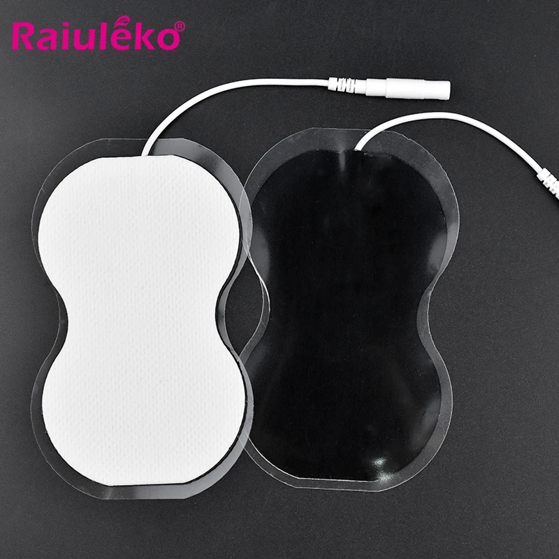 

10Pcs Gourd Type Electrode Pads Body Massage Patches Replacement for Tens Massagers Machine Electronic Physiotherapy Massager