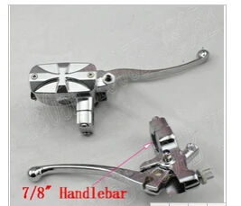 Хром 7/8 &quot22 мм руль крест резервуар тормоза сцепления рычаги для Yamaha VStar 400 650 1100 1300