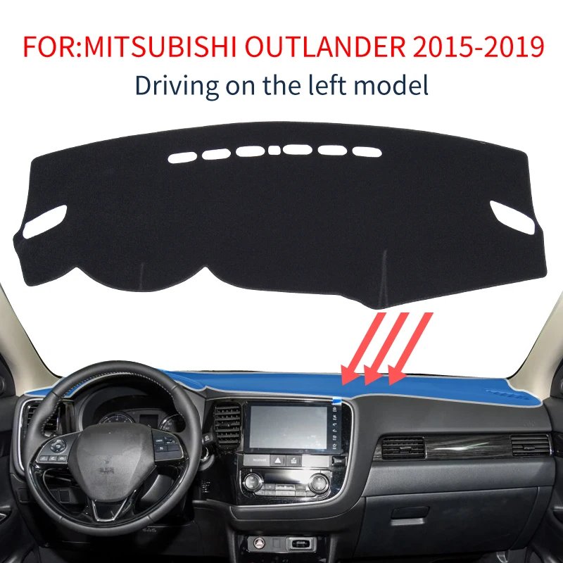 Smabee коврик для приборной панели для Mitsubishi Outlander~ с динамиком пылезащитный коврик для приборной панели LHD коврик для защиты от солнца