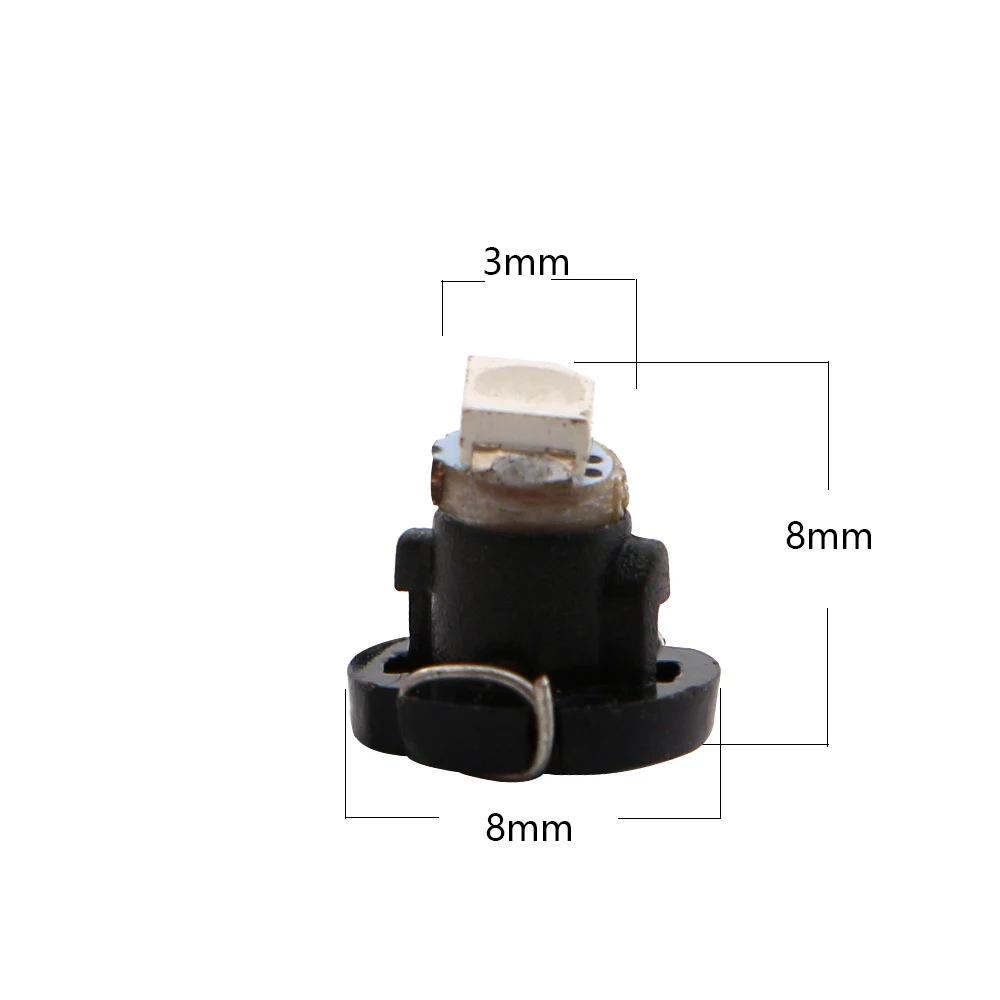 100 шт./лот T3 3528 1210 1 SMD LED Автомобильная интерьерная приборная панель лампочки Авто